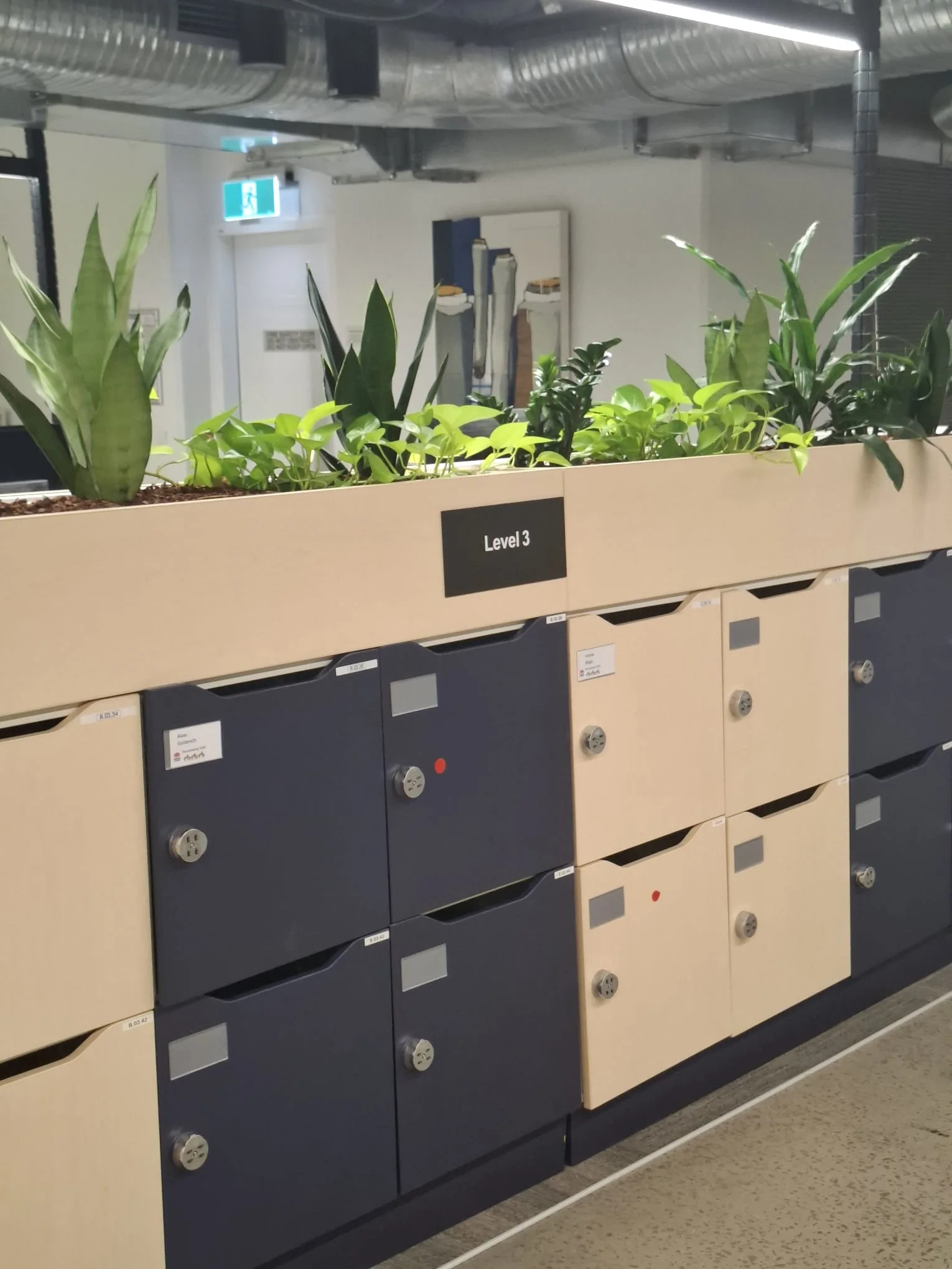 Level 3 Lockers with Planters