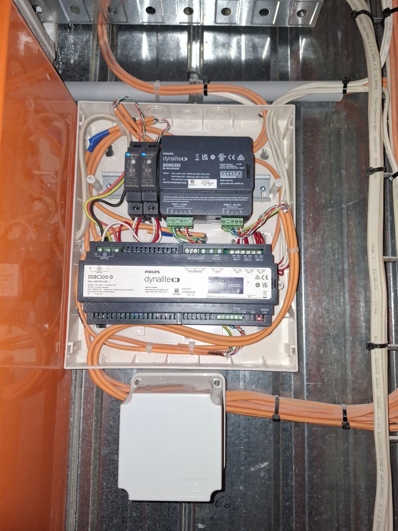 Lighting control panel works at Tank Stream Labs 333 Kent St